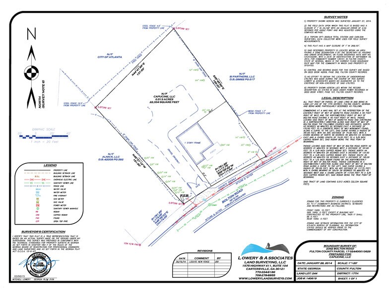 2342 Bolton Rd, Atlanta, GA à louer - Plan cadastral – Image 3 sur 9