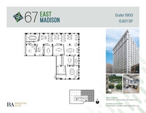 67 E Madison St, Chicago, IL à louer Plan d’étage– Image 1 sur 4