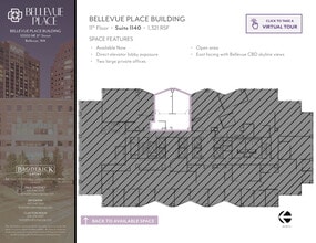 10500 NE 8th St, Bellevue, WA à louer Plan d’étage– Image 1 sur 1