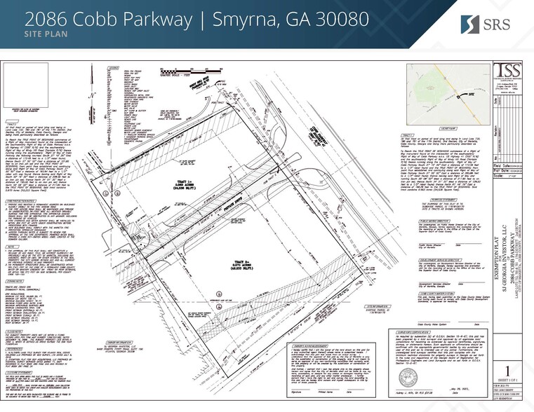 2086 Cobb Pky SE, Smyrna, GA à louer - Plan de site – Image 3 sur 3