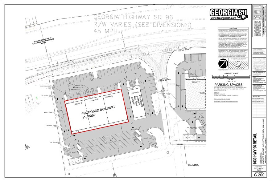1030 Highway 96, Warner Robins, GA à louer - Plan d’étage – Image 3 sur 4