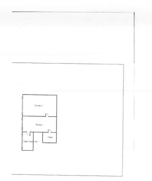 Bureau dans Boulogne-Billancourt à louer - Plan d’étage – Image 2 sur 2