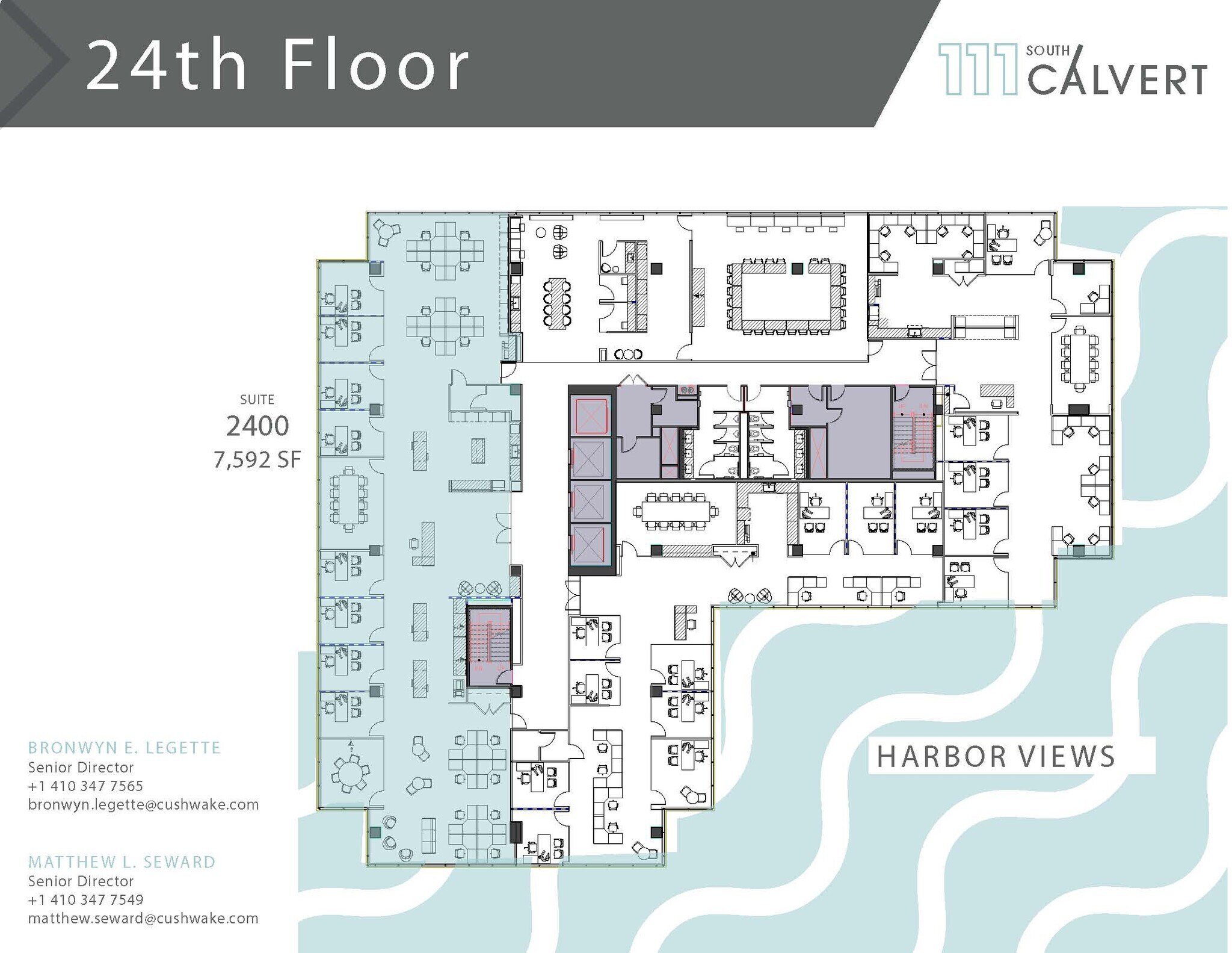 111 S Calvert St, Baltimore, MD à louer Plan d’étage– Image 1 sur 1