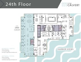 111 S Calvert St, Baltimore, MD à louer Plan d’étage– Image 1 sur 1