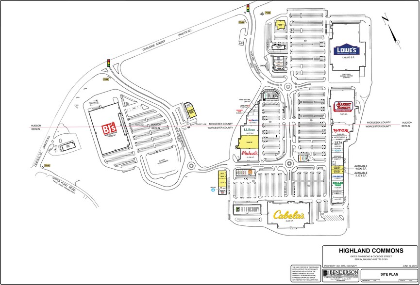 1 Highland Cmn W, Hudson, MA à louer - Plan de site – Image 3 sur 23