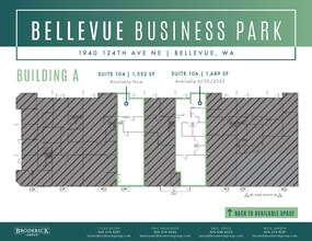 2000 124th Ave NE, Bellevue, WA à louer Plan d’étage– Image 1 sur 1