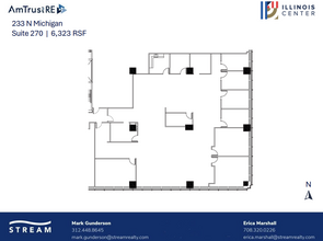 233 N Michigan Ave, Chicago, IL à louer Plan d’étage– Image 1 sur 1