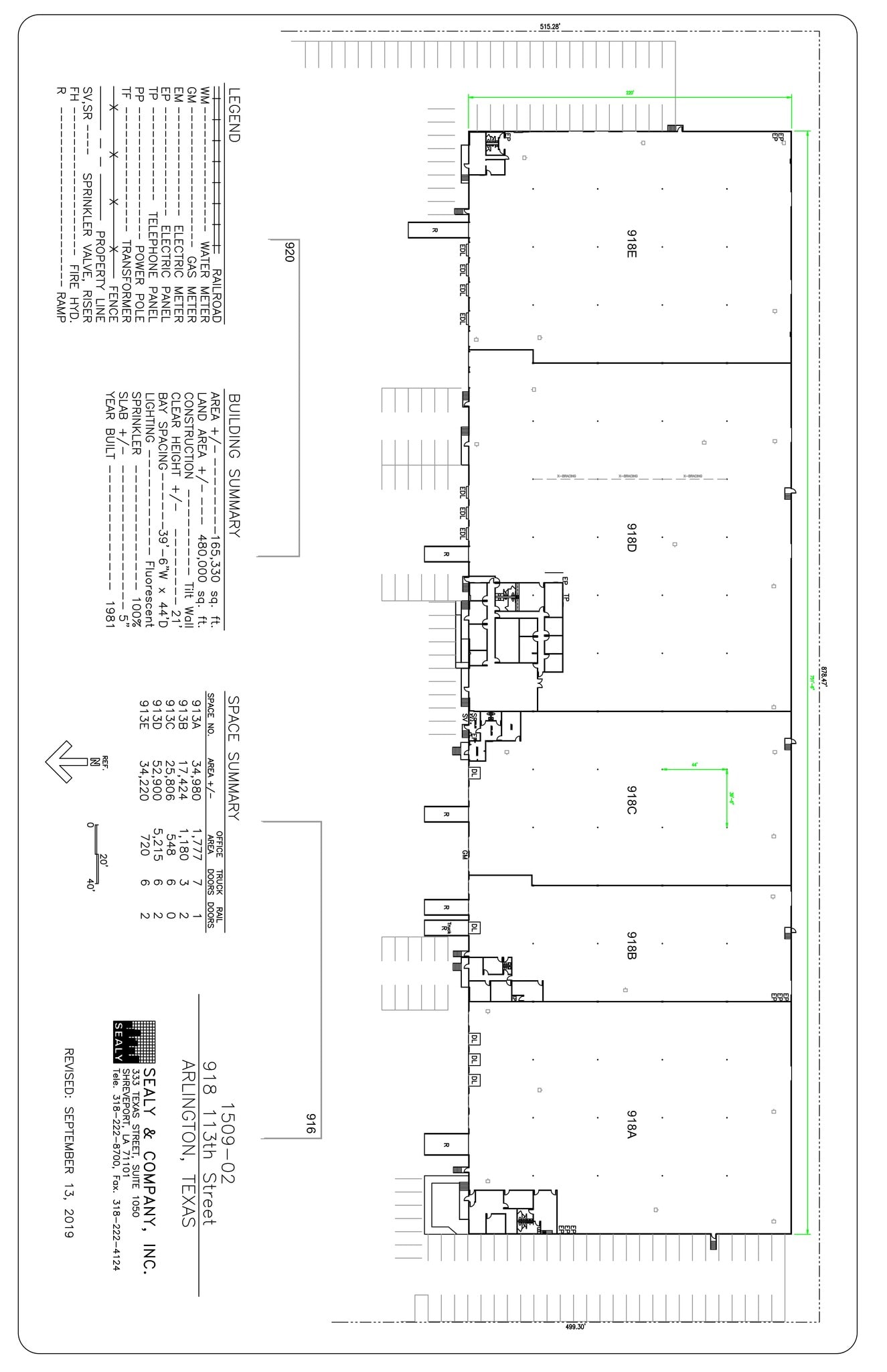 918 113th St, Arlington, TX à louer Plan de site– Image 1 sur 1
