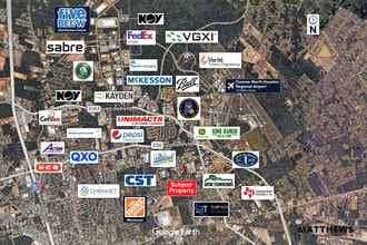 2014 Airport Rd, Conroe, TX - Vue aérienne  vue de carte