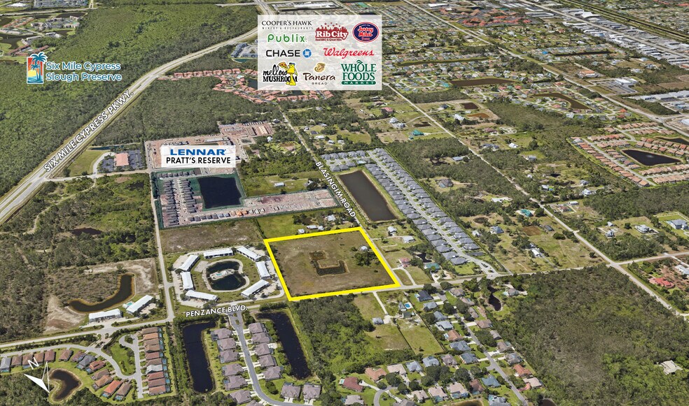 11941 Blasingim Rd, Fort Myers, FL à vendre - Aérien – Image 3 sur 8