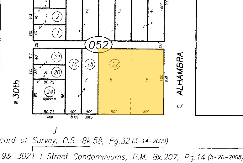 930 Alhambra Blvd, Sacramento, CA à louer Plan cadastral– Image 1 sur 32