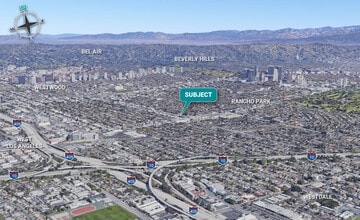 2376-2380 Westwood Blvd, Los Angeles, CA - Vue aérienne  vue de carte