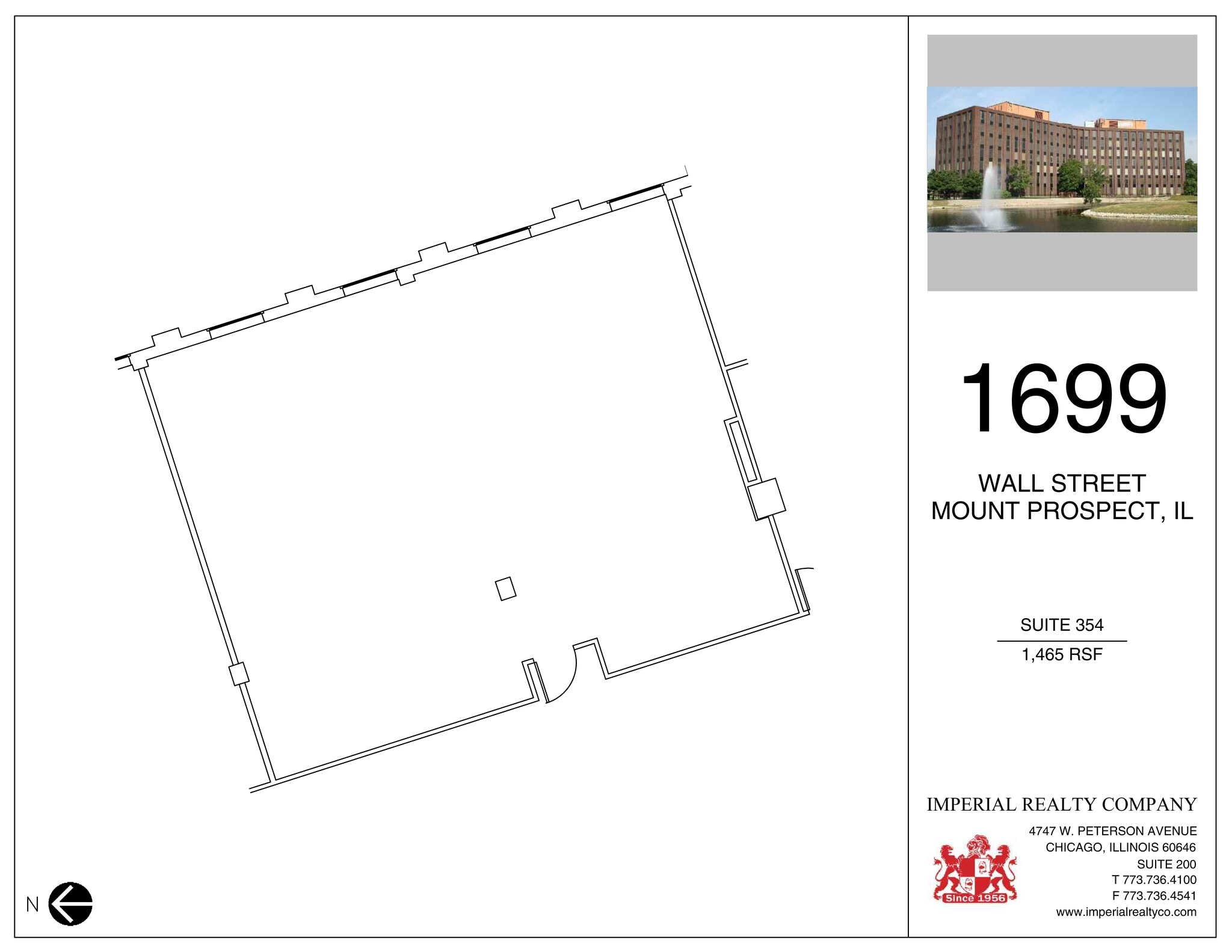 1699 Wall St, Mount Prospect, IL à louer Plan de site– Image 1 sur 1