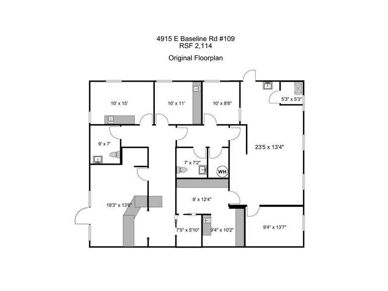4915 E Baseline Rd, Gilbert, AZ à louer - Photo de l’immeuble – Image 3 sur 15