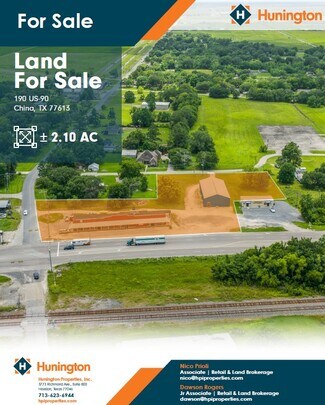 Plus de détails pour 190 US-90, China, TX - Terrain à vendre