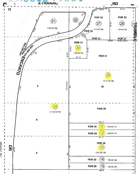 Ethanac Rd & I-215 Fwy, Perris, CA à vendre - Plan cadastral – Image 3 sur 4