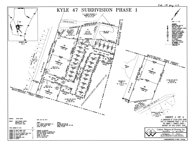 FM 150, Kyle, TX à vendre - Plan cadastral – Image 3 sur 3