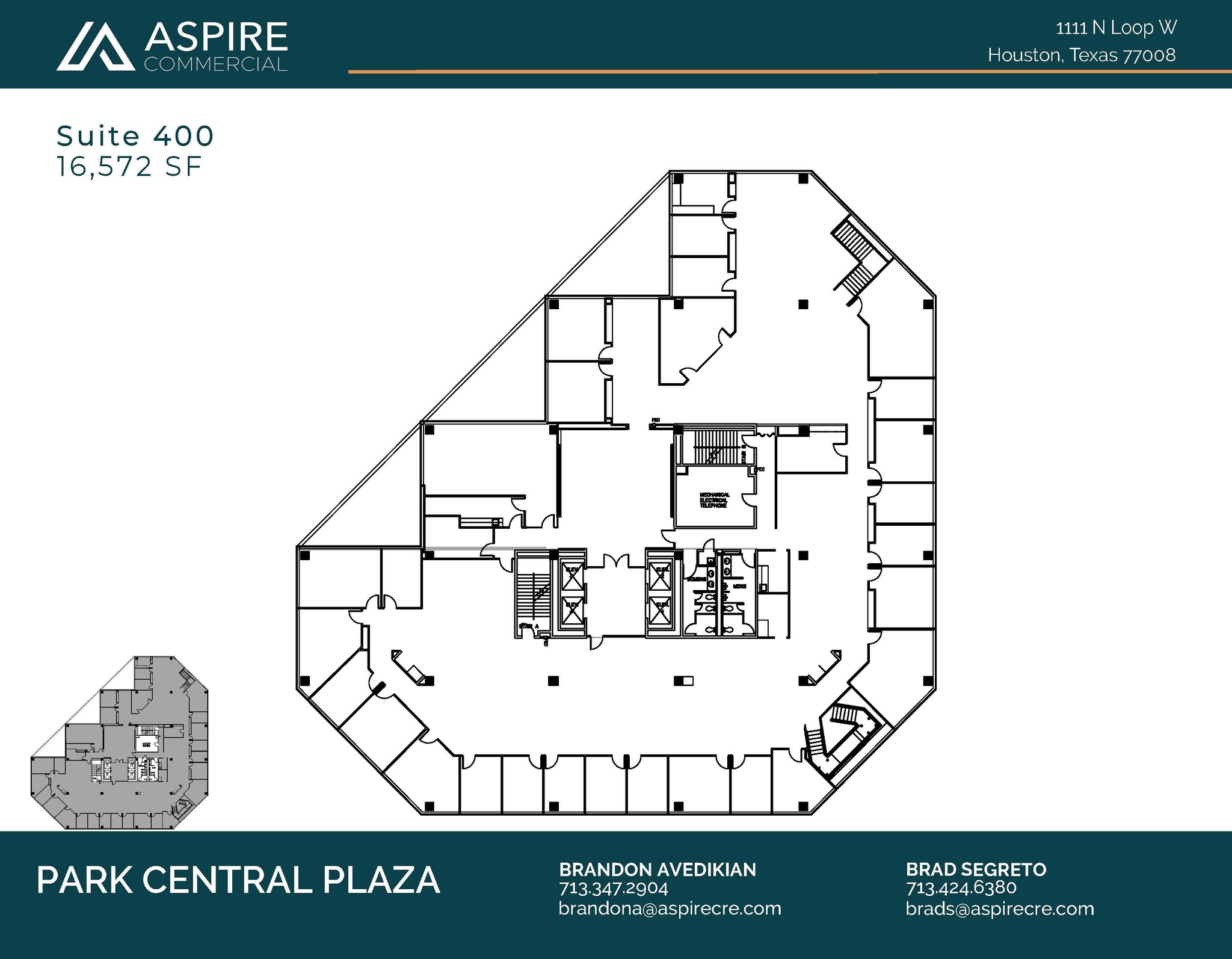 1111 N Loop W, Houston, TX à louer Plan d’étage– Image 1 sur 7