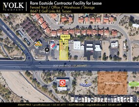 8647 E Golf Links Rd, Tucson, AZ - Vue aérienne vue de carte - Image1