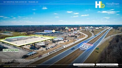524 Industrial Park Access Rd, Trumann, AR - Vue aérienne  vue de carte - Image1