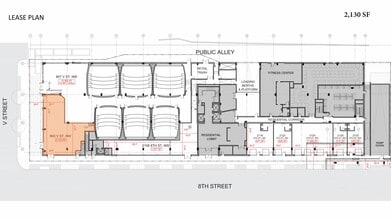 2112 8th St NW, Washington, DC à louer Plan d’étage– Image 1 sur 1