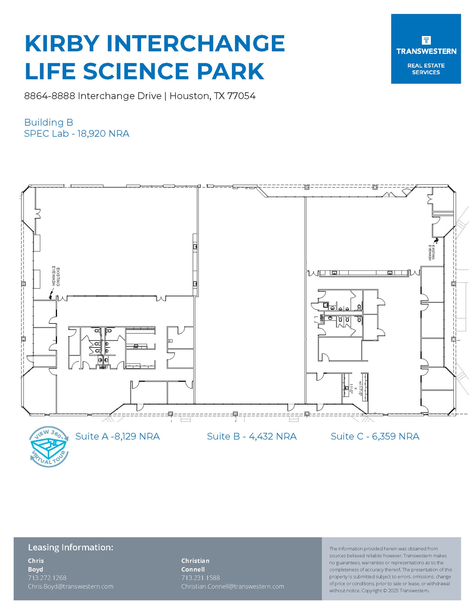 8901-8933 Interchange Dr, Houston, TX à louer Plan d’étage– Image 1 sur 1