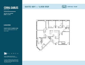 2601 SW 37th Ave, Coral Gables, FL à louer Plan d’étage– Image 1 sur 1