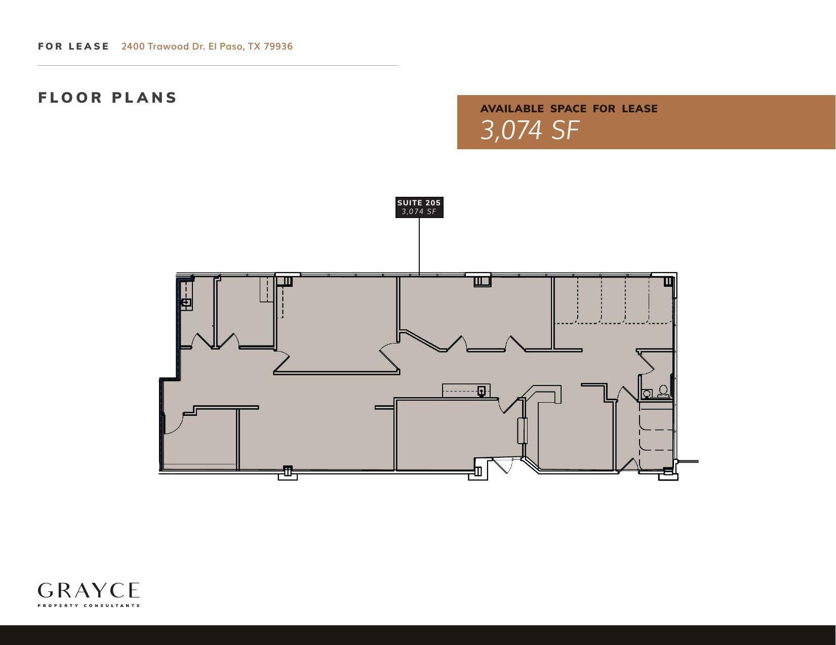 2400 Trawood Dr, El Paso, TX à louer Plan d’étage– Image 1 sur 1