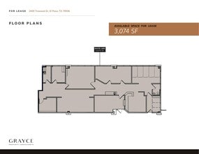 2400 Trawood Dr, El Paso, TX à louer Plan d’étage– Image 1 sur 1