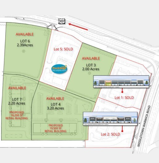 843 Middletown Warwick, Middletown, DE à vendre - Photo de l’immeuble – Image 2 sur 7