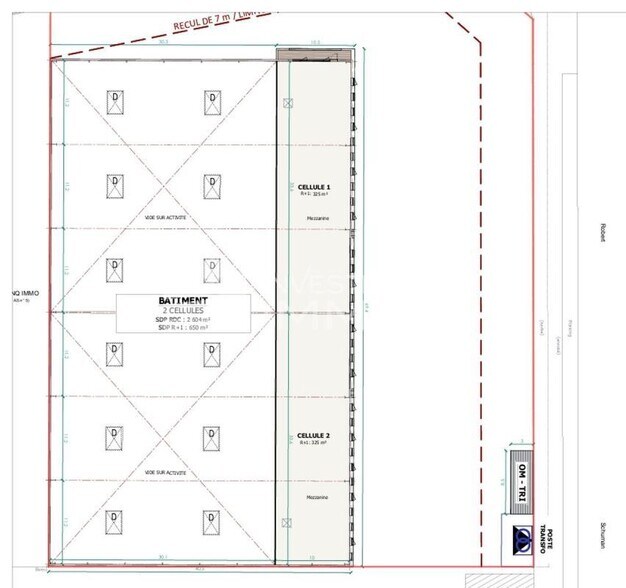 Local d’activités dans Ozoir La Ferriere à louer - Plan de site – Image 2 sur 3