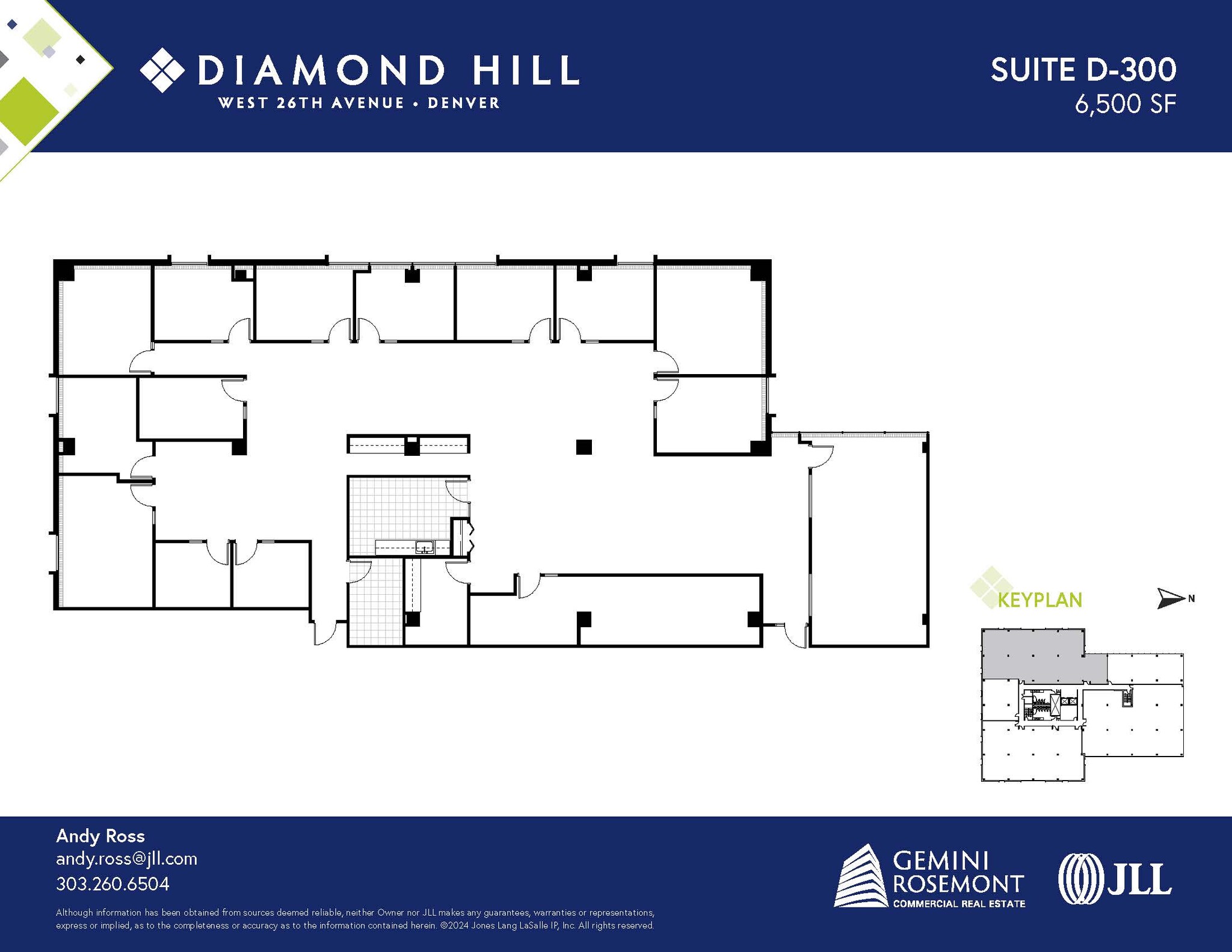2490 W 26th Ave, Denver, CO à louer Plan d’étage– Image 1 sur 2