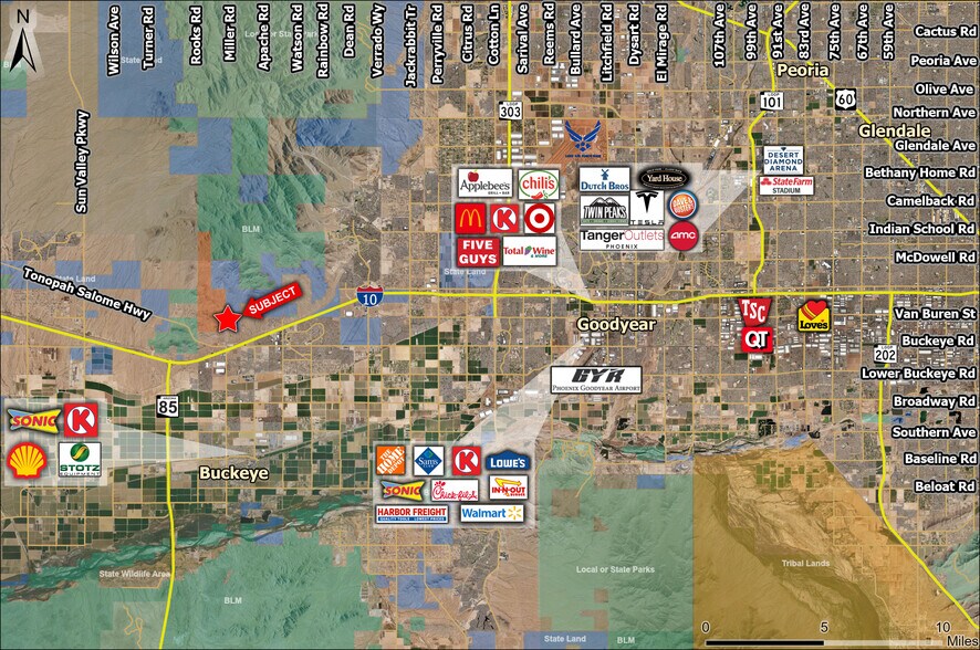 301 Miller Road Parcel B, Buckeye, AZ à vendre - Aérien – Image 2 sur 4