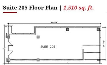 200 Graham Ave, Winnipeg, MB à louer Plan d’étage– Image 1 sur 1