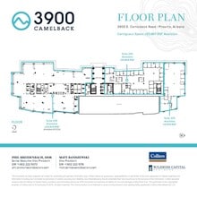 3900 E Camelback Rd, Phoenix, AZ à louer Plan d’étage– Image 2 sur 2