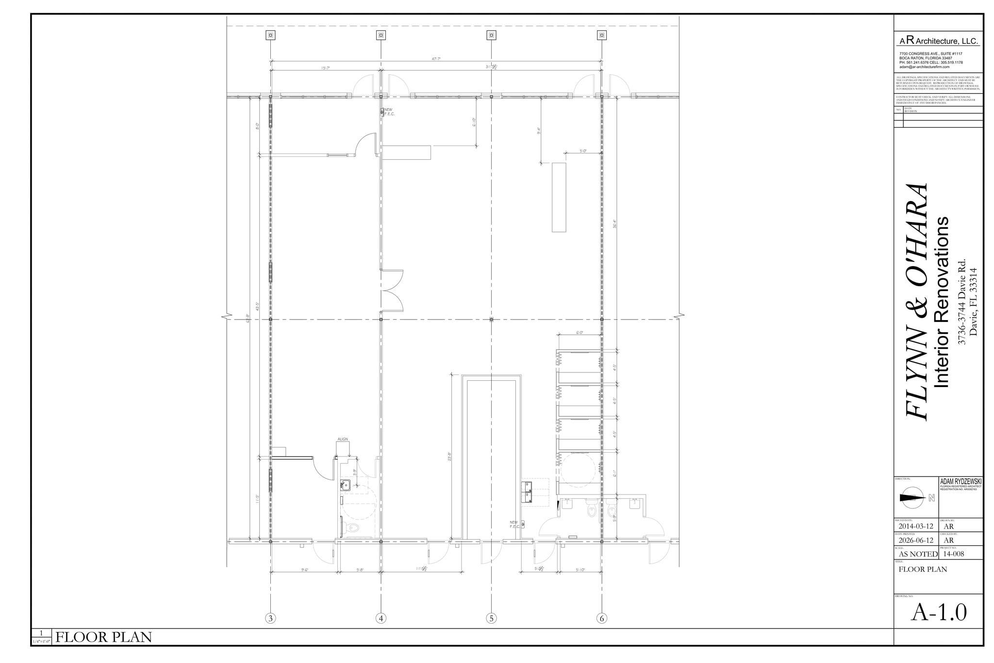 3700-3788 Davie Rd, Davie, FL à louer Plan de site– Image 1 sur 6