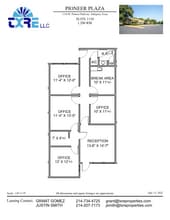 1114 W Pioneer Pkwy, Arlington, TX à louer Plan d’étage– Image 1 sur 1