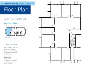 1910 Olympic Blvd, Walnut Creek, CA à louer Plan d’étage– Image 1 sur 1