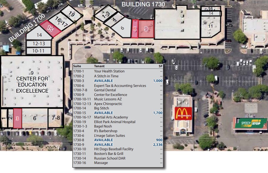 1700-1790 E Elliot Rd, Tempe, AZ à louer - Photo de l’immeuble – Image 2 sur 5