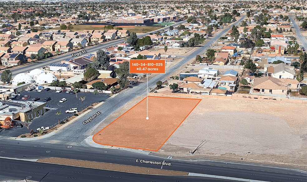 6358 Charleston Blvd, Las Vegas, NV à vendre - Aérien – Image 2 sur 3