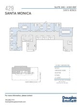 429 Santa Monica Blvd, Santa Monica, CA à louer Plan d’étage– Image 1 sur 1