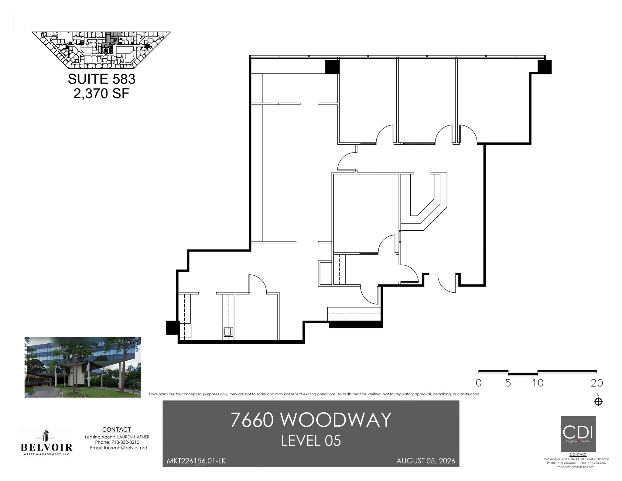 Private Office Space, Houston, TX à louer Plan de site– Image 1 sur 1