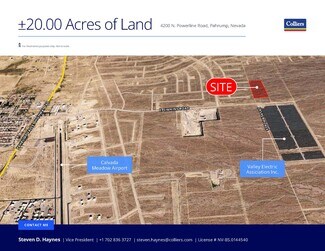 Plus de détails pour 4200 Powerline rd, Pahrump, NV - Terrain à vendre