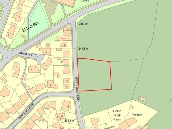 Hollin Busk Rd, Sheffield à vendre - Carte Goad – Image 3 sur 3