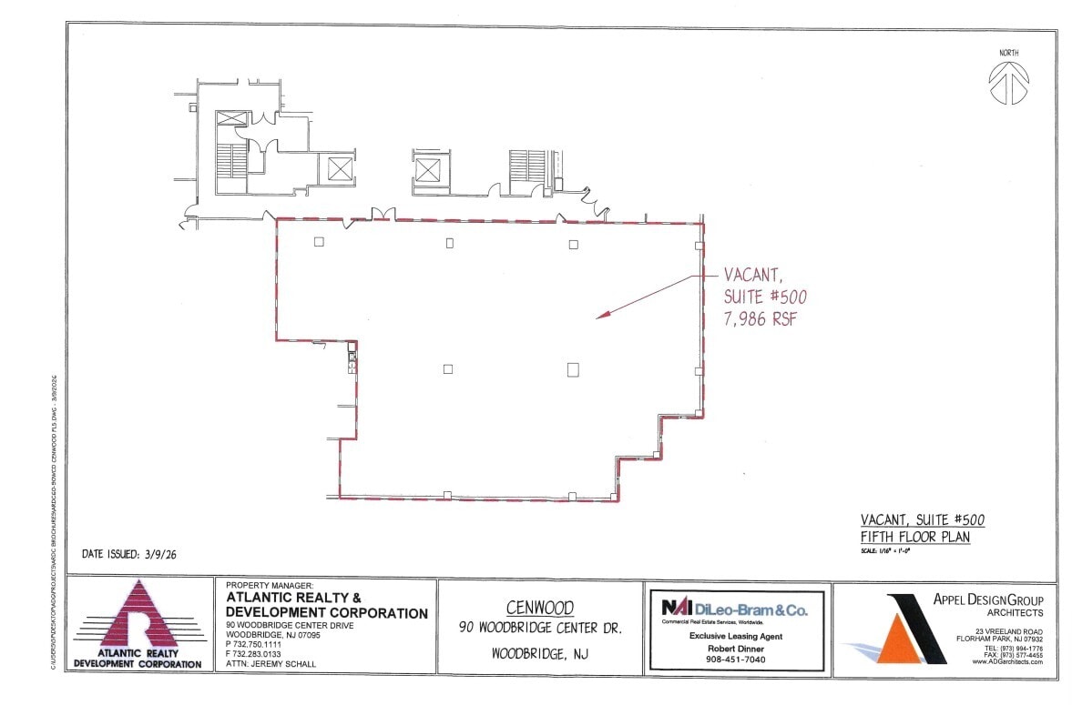 90 Woodbridge Center Dr, Woodbridge, NJ à louer Plan d’étage– Image 1 sur 1