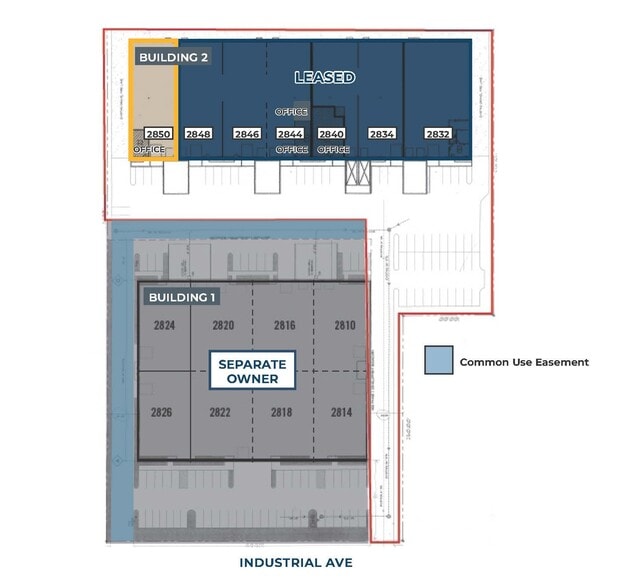 2832-2850 Industrial Ave, Hubbard, OR à louer - Plan de site – Image 2 sur 4
