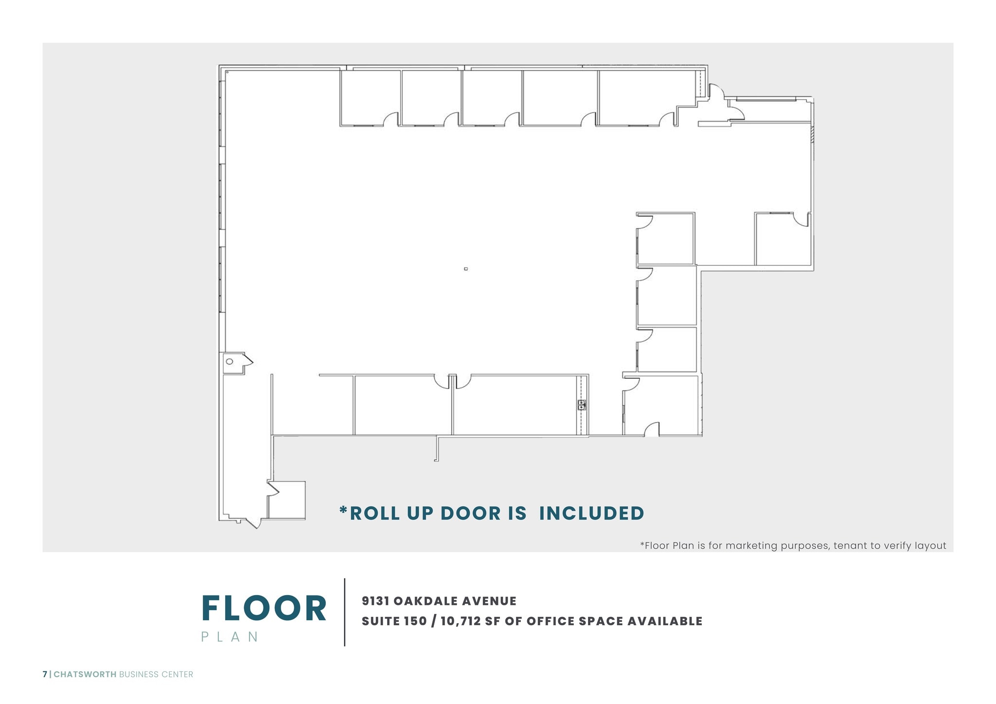 9201 Oakdale Ave, Chatsworth, CA à louer Plan de site– Image 1 sur 1