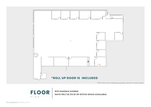 9201 Oakdale Ave, Chatsworth, CA à louer Plan de site– Image 1 sur 1