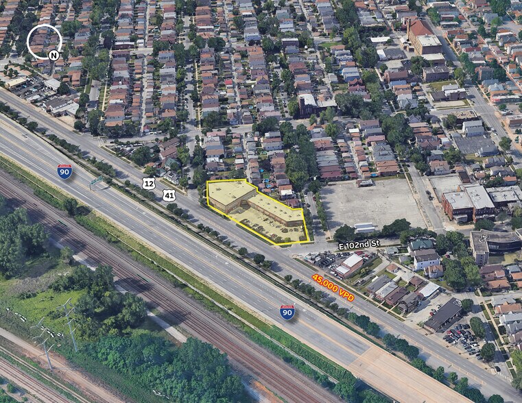 10210-10226 S Indianapolis Ave, Chicago, IL à vendre - Aérien – Image 3 sur 3