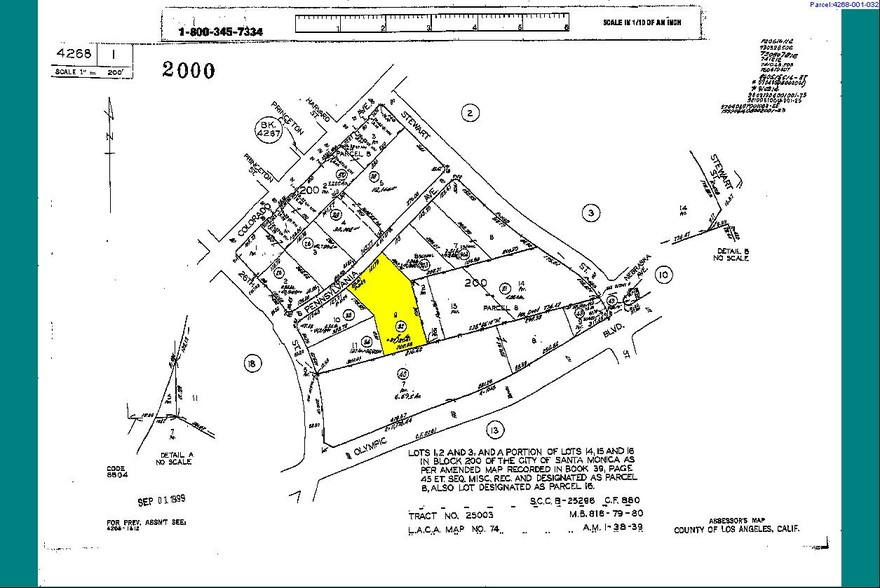 2700 Pennsylvania Ave, Santa Monica, CA à louer - Plan cadastral – Image 2 sur 4